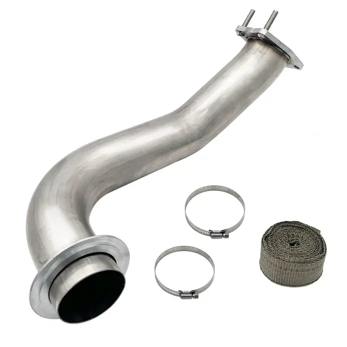 2004–2025 Chevy GMC Duramax Stainless Steel Downpipe | Heat Wrapped | Dyno Diesels