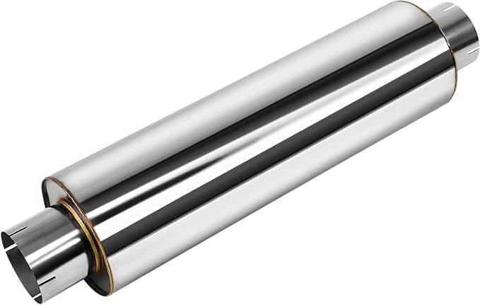 Straight-Through Diesel Muffler 3” / 4” / 5” | T409 Stainless | Dyno Diesels