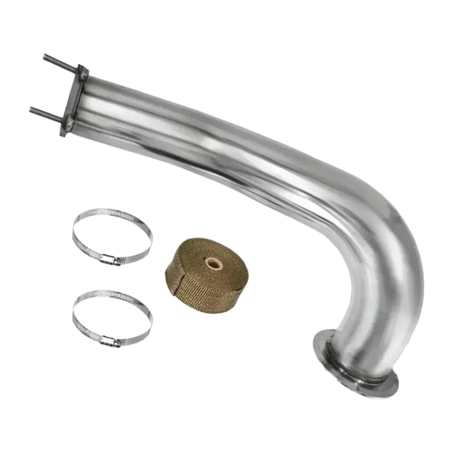 2004–2025 Chevy GMC Duramax Stainless Steel Downpipe | Heat Wrapped | Dyno Diesels