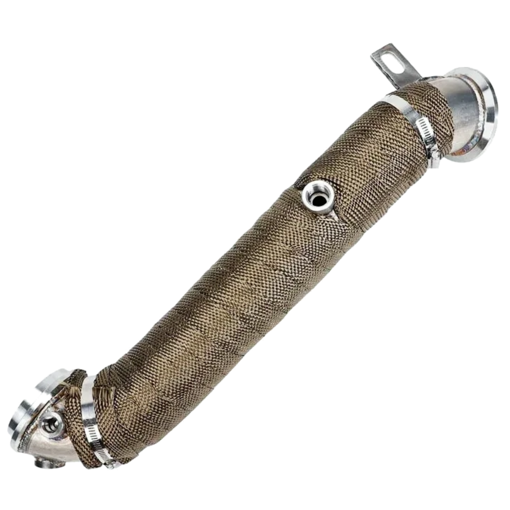 Add-on | Downpipes | 3” High-Flow Turbo Downpipe w/ Heat Wrap | Duramax & Powerstroke