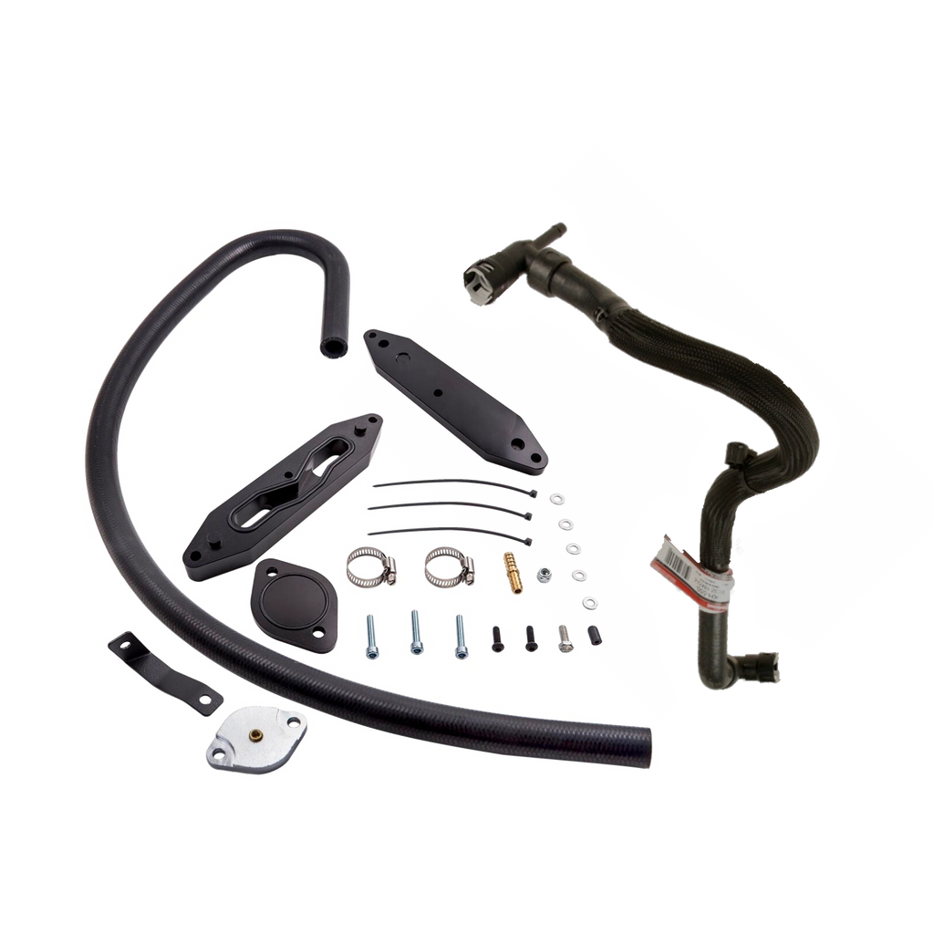 Ford Powerstroke 6.7L CNC EGR Delete Kit w/ Pass-Through Plates | 2011–2025 | Dyno Diesels