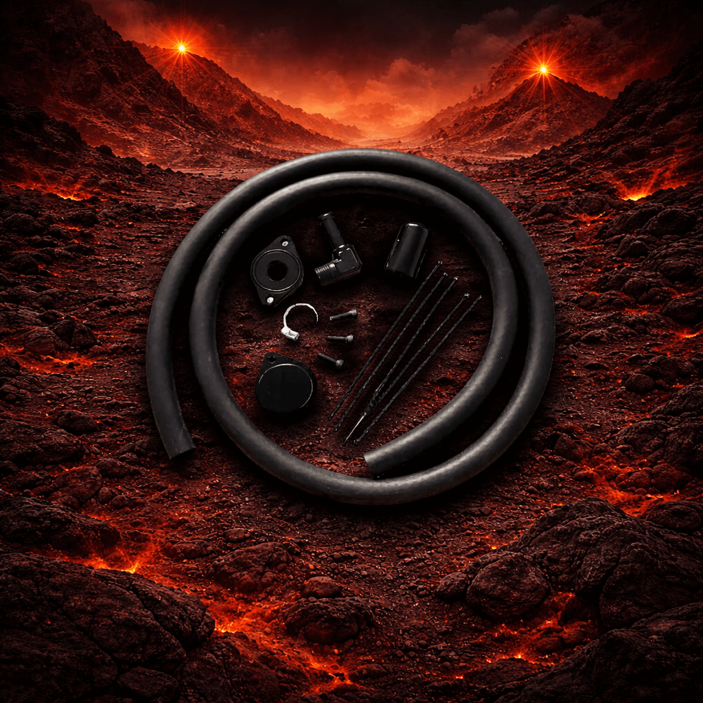 Dyno Diesels Crankcase Ventilation (CCV) Reroute Kit | Cleaner Intake & Engine Protection