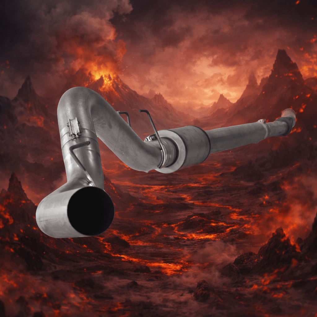 2008–2010 Ford Powerstroke 4” / 5” T409 Stainless DPF DEF Delete Exhaust System | Dyno Diesels