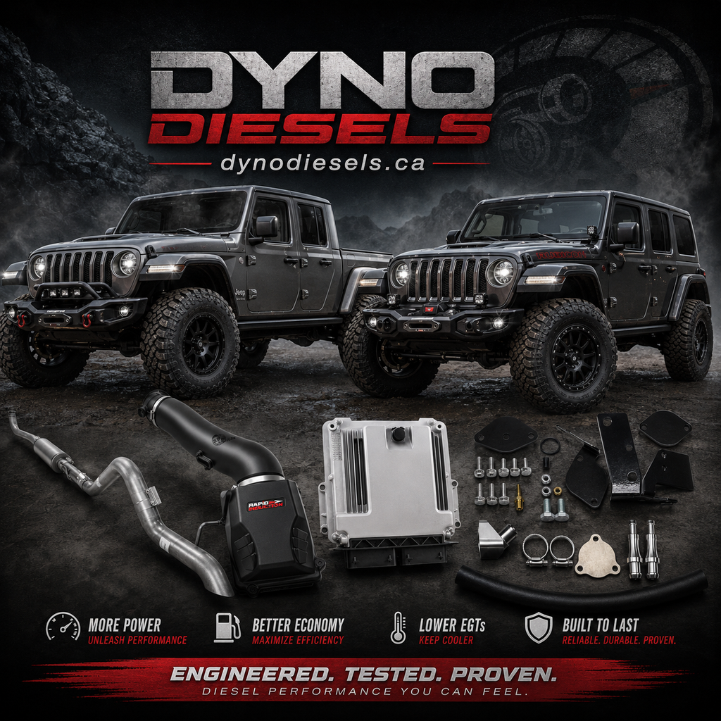 2019–2023 Jeep EcoDiesel 3.0L DPF DEF EGR Delete Kits | Stage 1, 2 & 3 DPF, DEF & EGR Delete