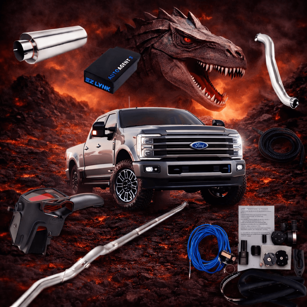 2020–2026 Ford Powerstroke 6.7L | EGR DPF DEF Delete Kit | EZ Lynk Tuner | Multiple Power Levels with SOTF + TCM Tuning