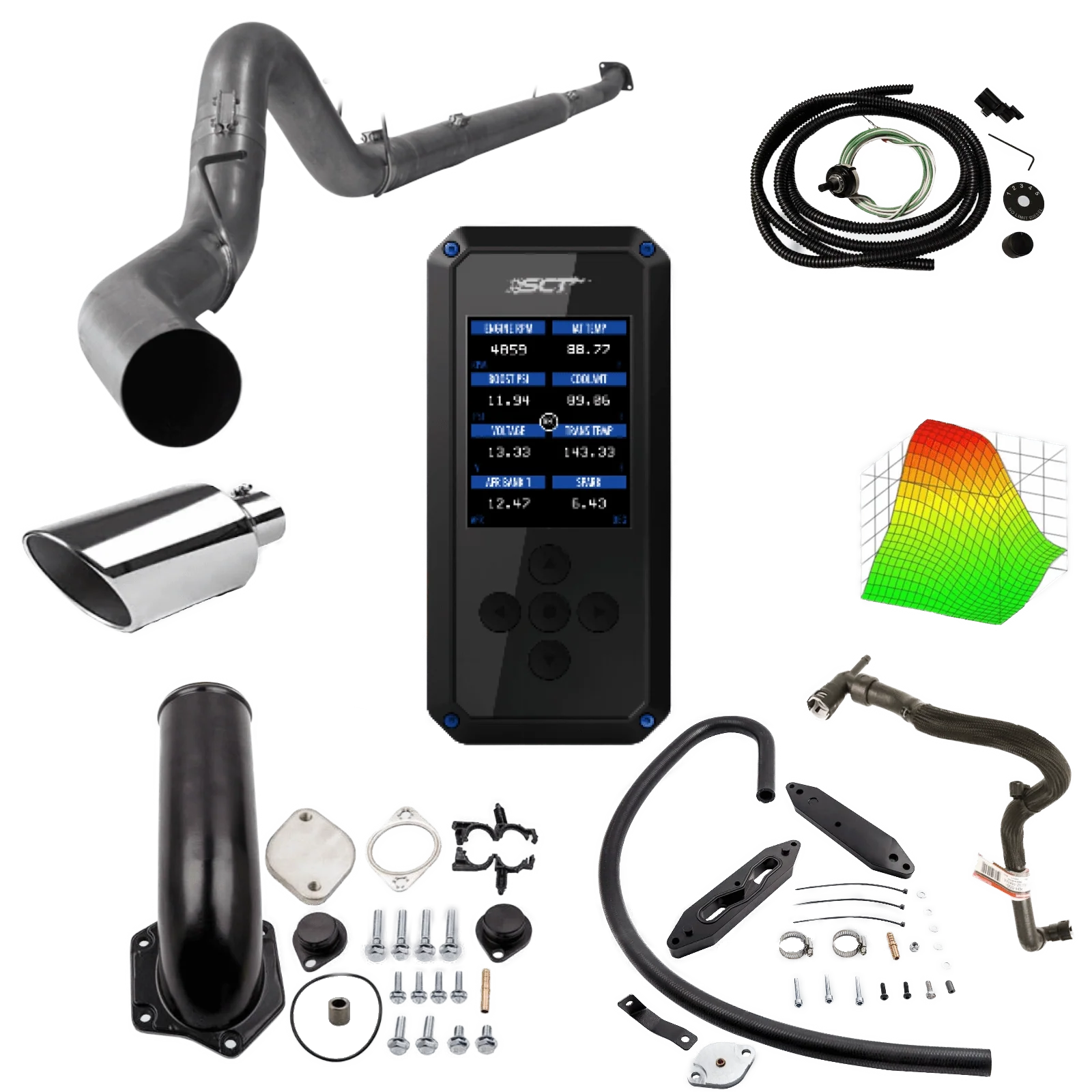 2011–2019 Ford Powerstroke 6.7L DPF DEF EGR Delete Kits | Stage 1–3+ VIN Custom Tuning